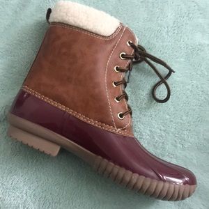 forever 21 duck boots